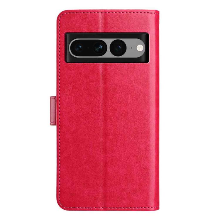 For Google Pixel 7 Pro 5G Lambskin 8-card Slot Leather Phone Case