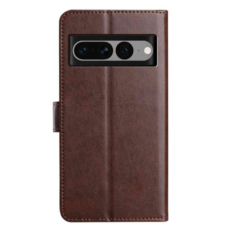 For Google Pixel 7 Pro 5G Lambskin 8-card Slot Leather Phone Case