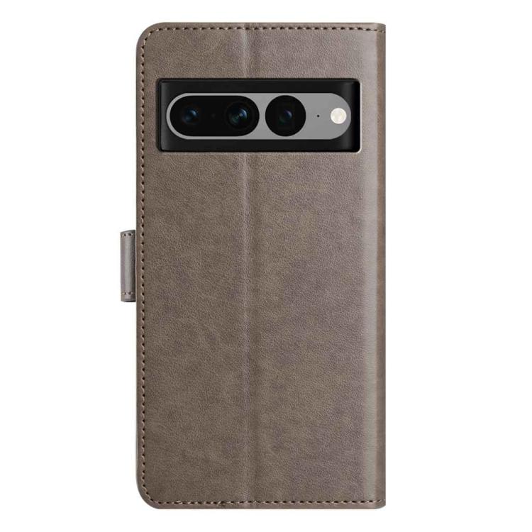 For Google Pixel 7 Pro 5G Lambskin 8-card Slot Leather Phone Case