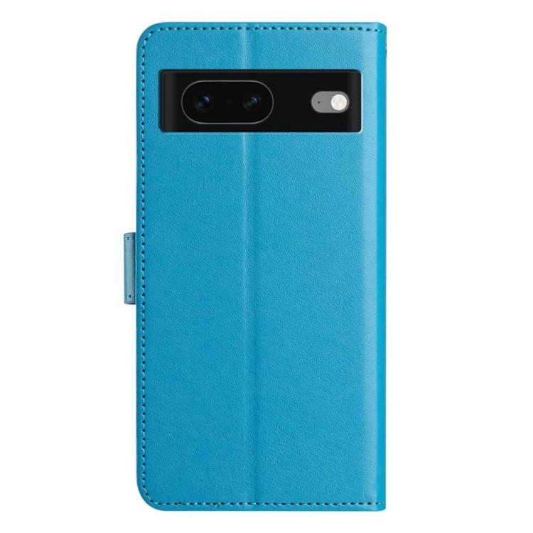 For Google Pixel 7 5G Lambskin 8-card Slot Leather Phone Case