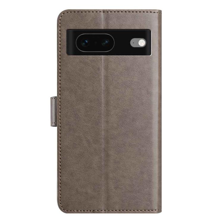 For Google Pixel 7 5G Lambskin 8-card Slot Leather Phone Case