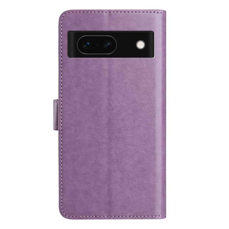 For Google Pixel 8a Lambskin 8-card Slot Leather Phone Case