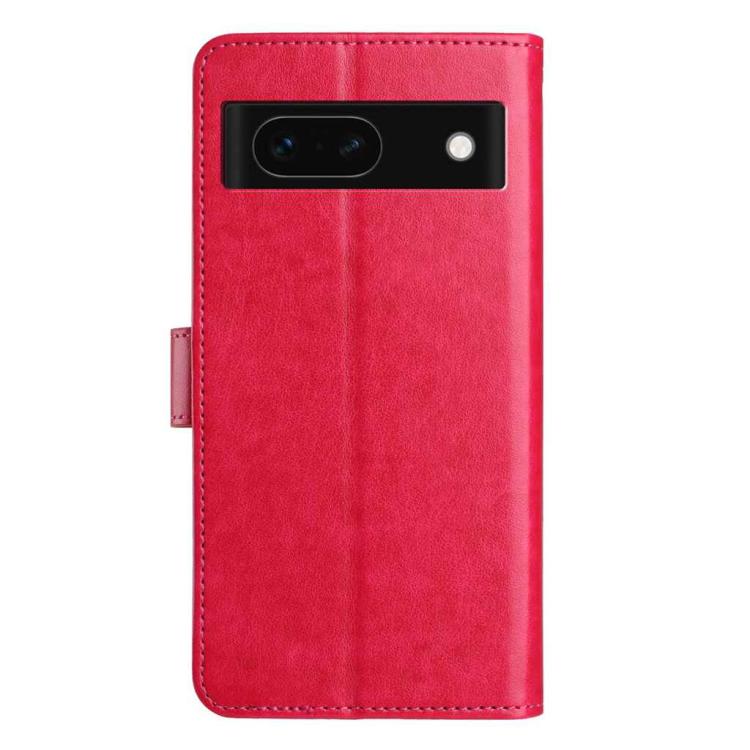 For Google Pixel 8a Lambskin 8-card Slot Leather Phone Case