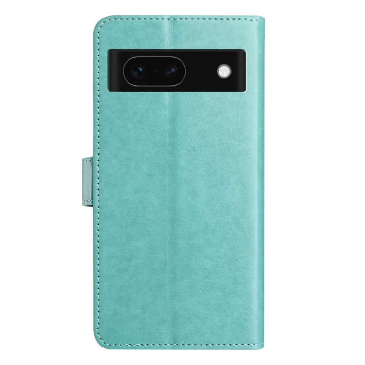 For Google Pixel 8a Lambskin 8-card Slot Leather Phone Case