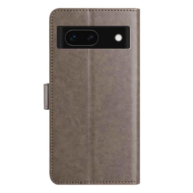 For Google Pixel 8a Lambskin 8-card Slot Leather Phone Case
