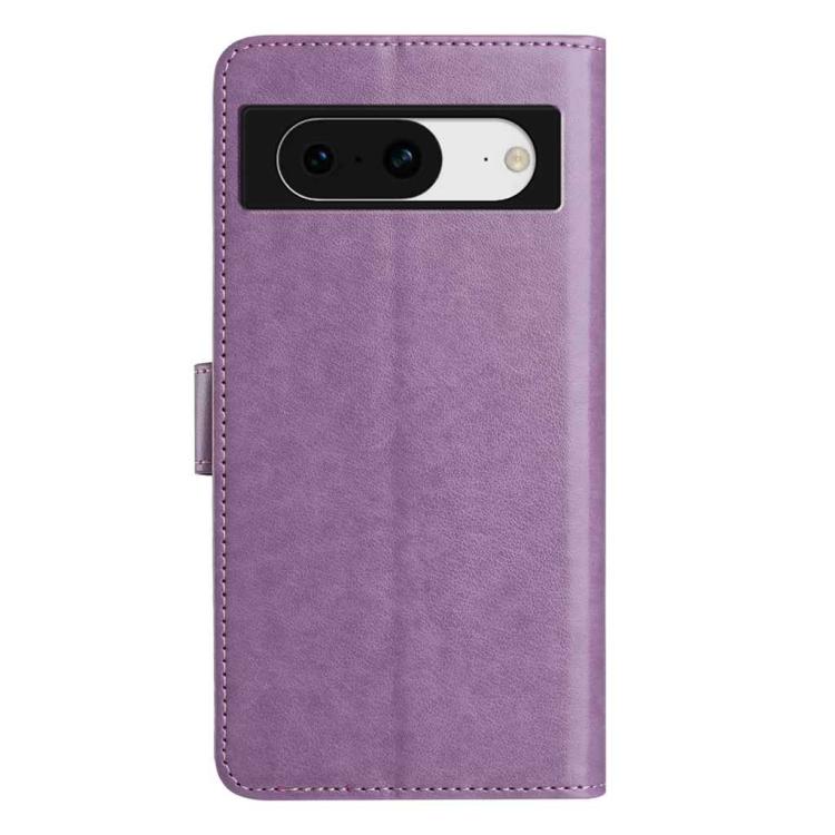 For Google Pixel 8 Lambskin 8-card Slot Leather Phone Case