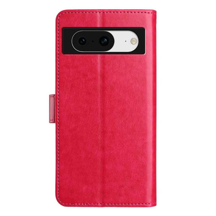 For Google Pixel 8 Lambskin 8-card Slot Leather Phone Case