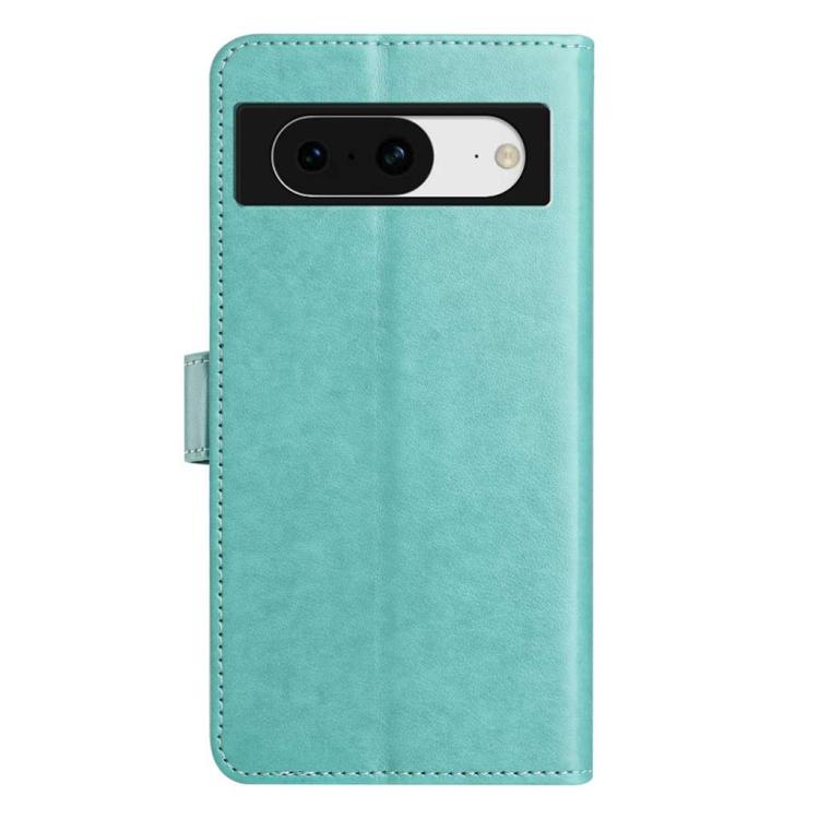 For Google Pixel 8 Lambskin 8-card Slot Leather Phone Case