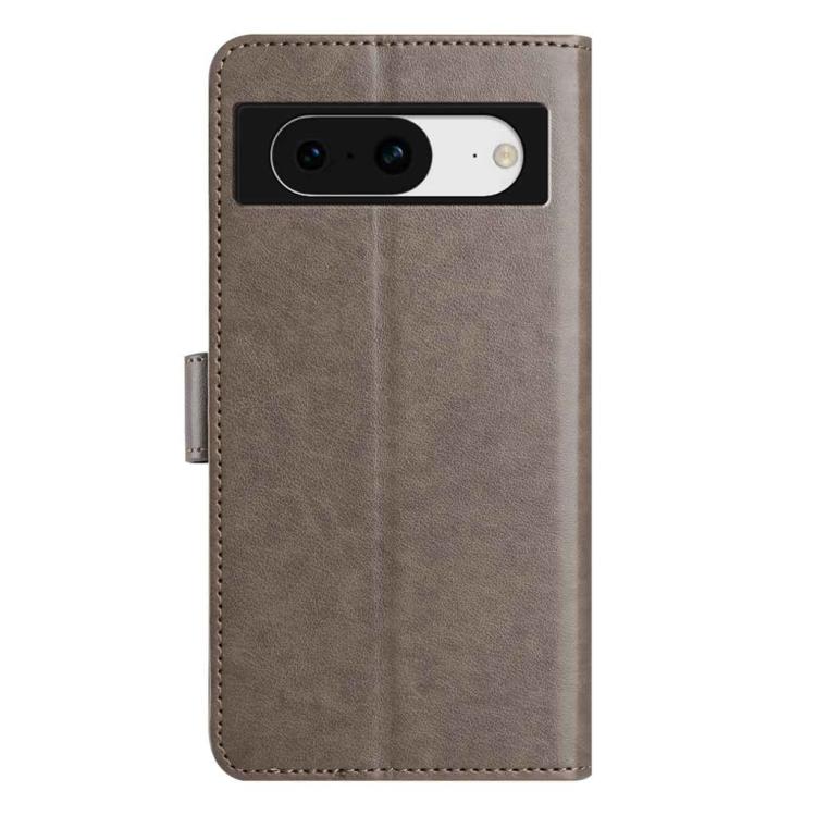 For Google Pixel 8 Lambskin 8-card Slot Leather Phone Case