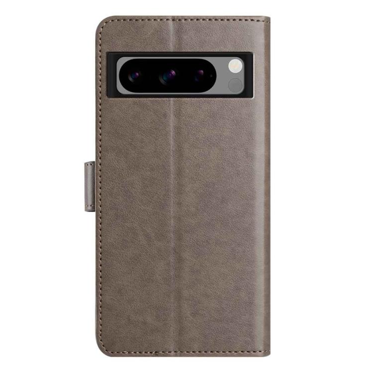 For Google Pixel 8 Pro Lambskin 8-card Slot Leather Phone Case