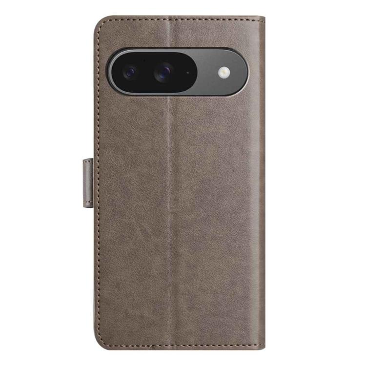 For Google Pixel 9 / 9 Pro Lambskin 8-card Slot Leather Phone Case