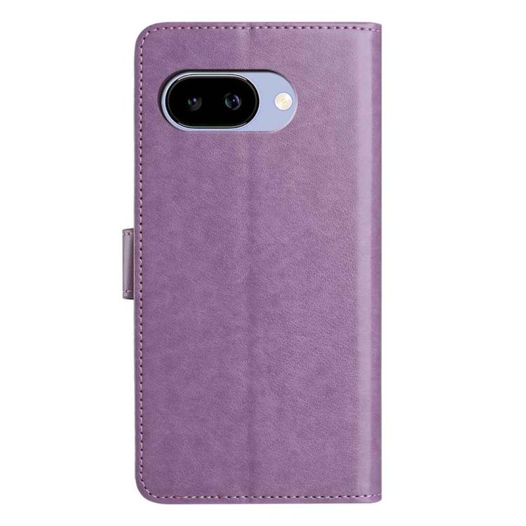 For Google Pixel 9a Lambskin 8-card Slot Leather Phone Case
