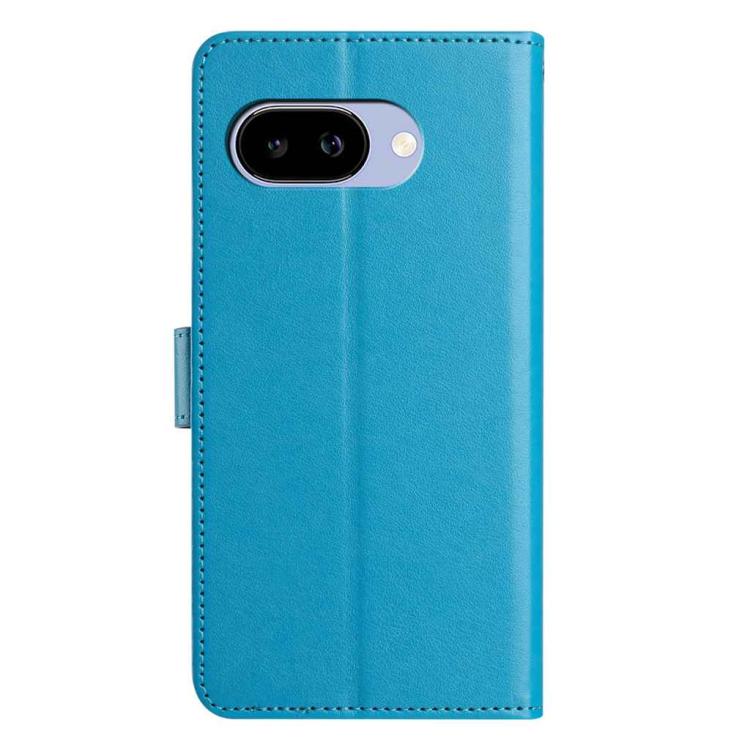 For Google Pixel 9a Lambskin 8-card Slot Leather Phone Case