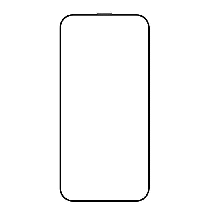For iPhone 13 mini Do As You Wish Silk Screen Printed HD Tempered Glass Film - Black