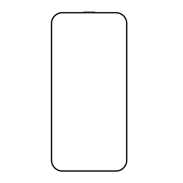For iPhone 14 Plus Do As You Wish Silk Screen Printed HD Tempered Glass Film - Black