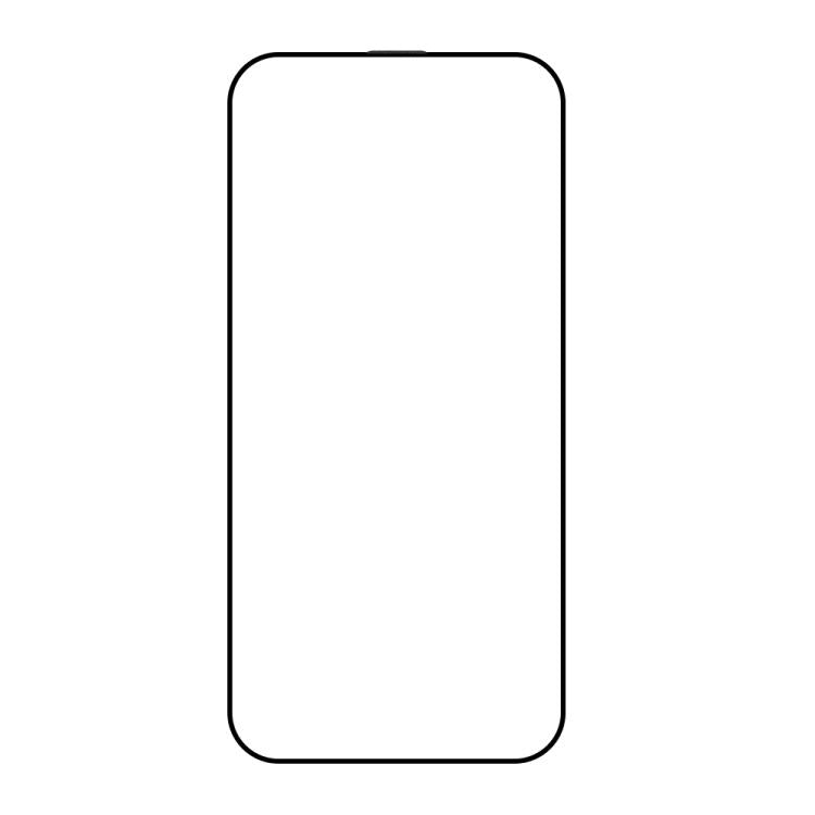 For iPhone 16 Do As You Wish Silk Screen Printed HD Tempered Glass Film - Black