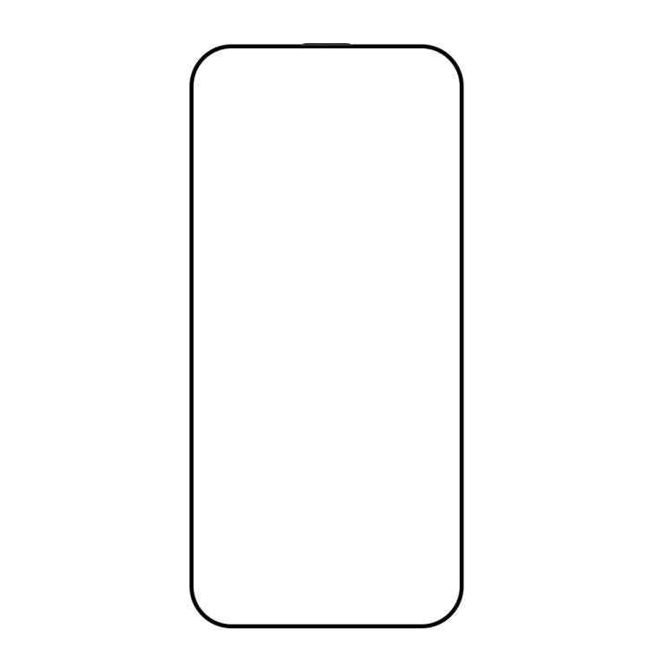 For iPhone 16 Pro Do As You Wish Silk Screen Printed HD Tempered Glass Film - Black