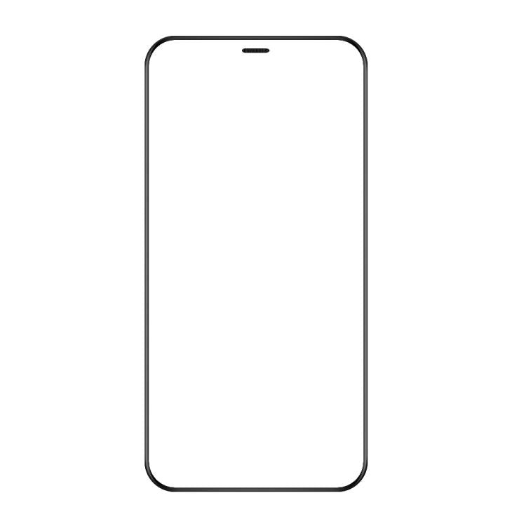 For iPhone 11 / XR Do As You Wish Silk Screen Printed HD Tempered Glass Film - Black