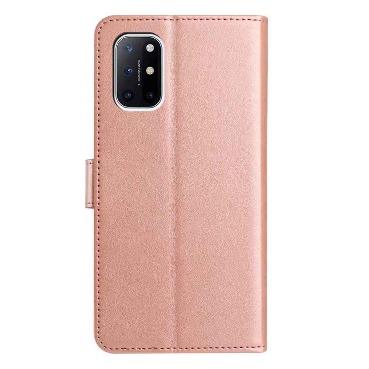 For OnePlus 8T Lambskin 8-card Slot Leather Phone Case