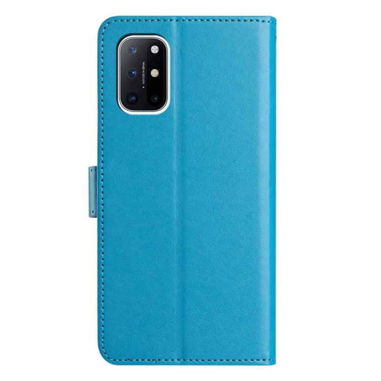 For OnePlus 8T Lambskin 8-card Slot Leather Phone Case