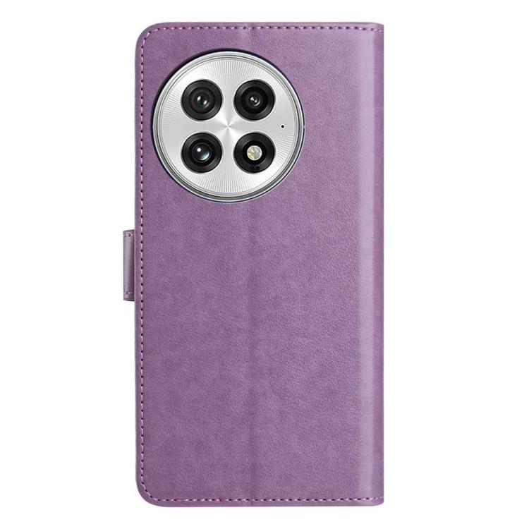 For OnePlus 13 Lambskin 8-card Slot Leather Phone Case