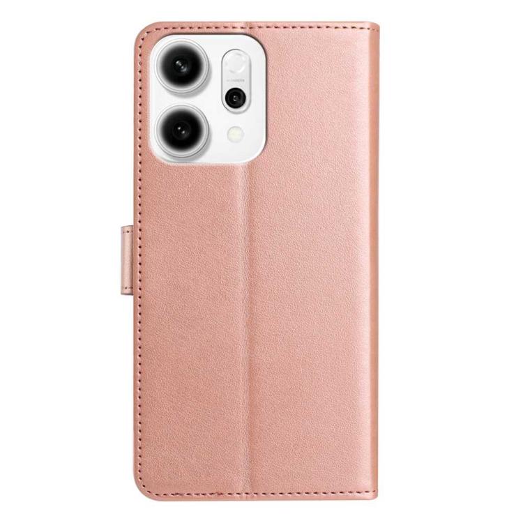 For OPPO Reno14 5G Global Lambskin 8-card Slot Leather Phone Case