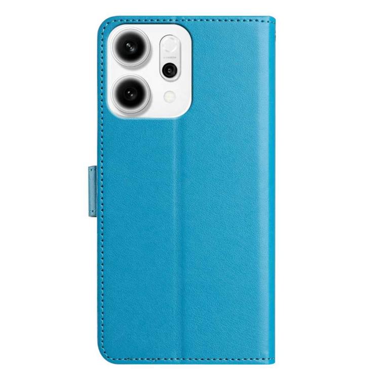 For OPPO Reno14 5G Global Lambskin 8-card Slot Leather Phone Case
