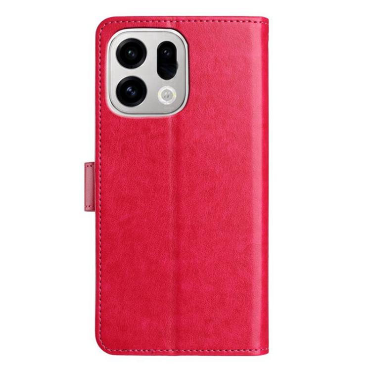 For OPPO Find X9 Pro Lambskin 8-card Slot Leather Phone Case