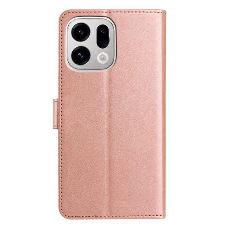 For OPPO Find X9 Pro Lambskin 8-card Slot Leather Phone Case