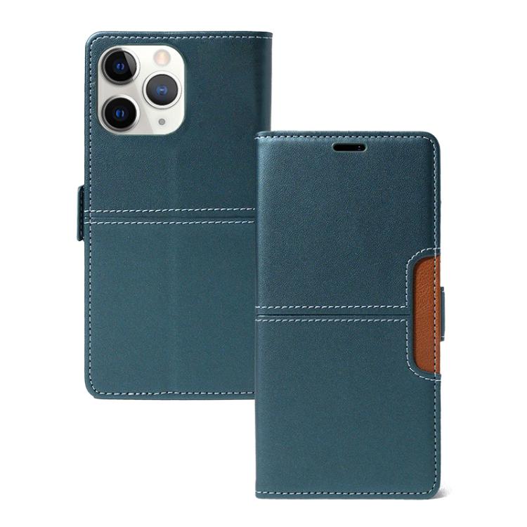 For iPhone 11 Pro Max Magnetic Buckle Card Slot Leather Phone Case