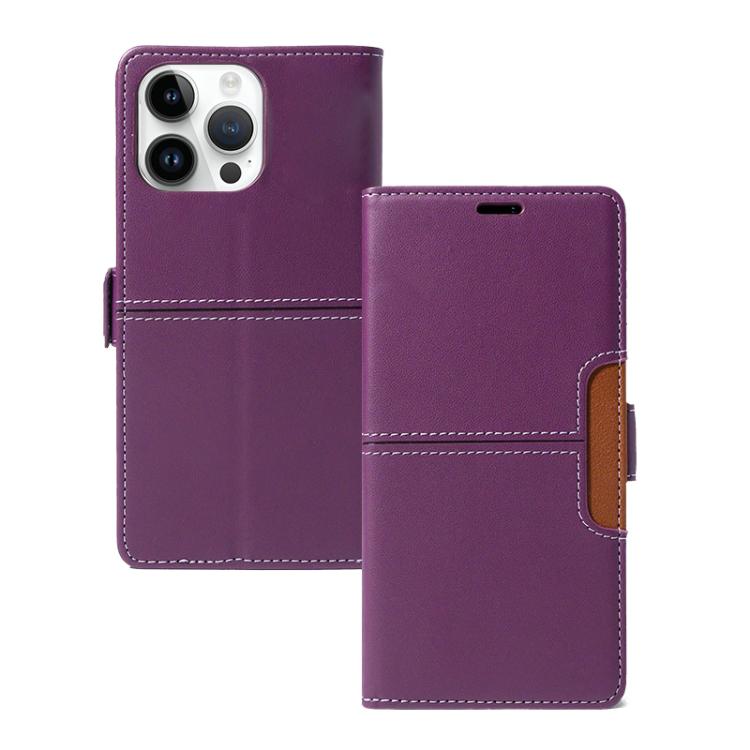 For iPhone 12 Pro Max Magnetic Buckle Card Slot Leather Phone Case