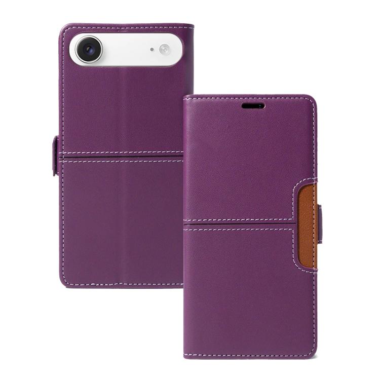 For iPhone Air Magnetic Buckle Card Slot Leather Phone Case