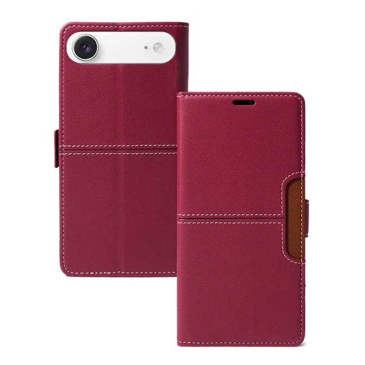 For iPhone Air Magnetic Buckle Card Slot Leather Phone Case