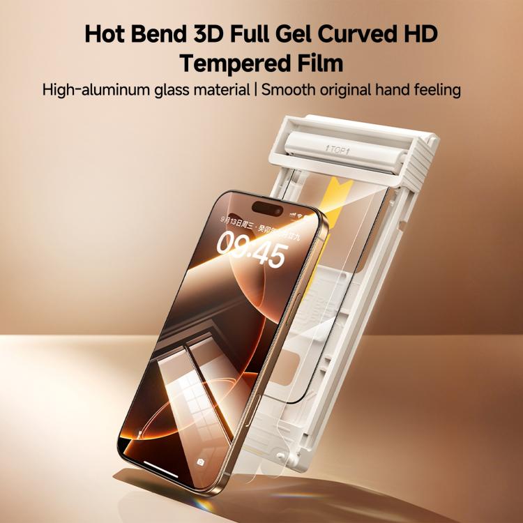 For Huawei Pura 70 Pro / 70 Pro+ 2pcs / Pack REMAX Hot Bending 3D Full Glue HD Tempered Glass Film