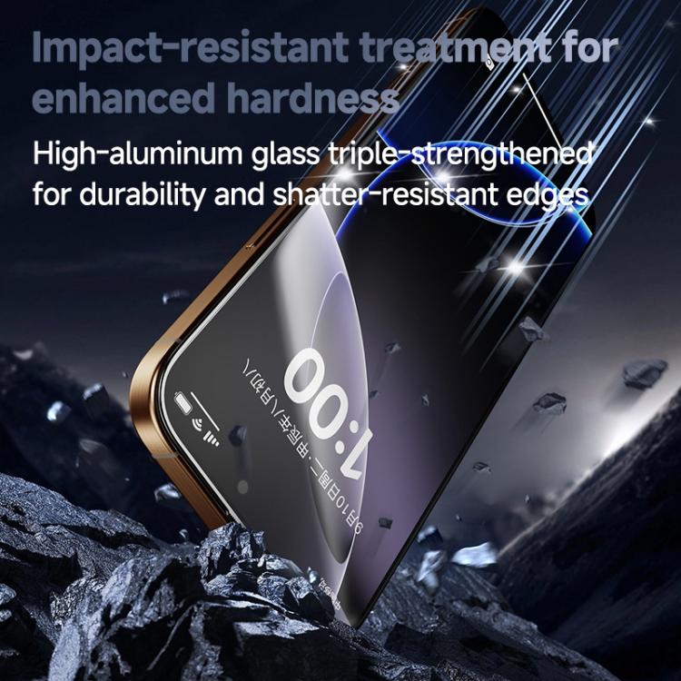 For iPhone 16 Pro 2pcs / Pack REMAX Hot Bending 3D Full Glue HD Tempered Glass Film