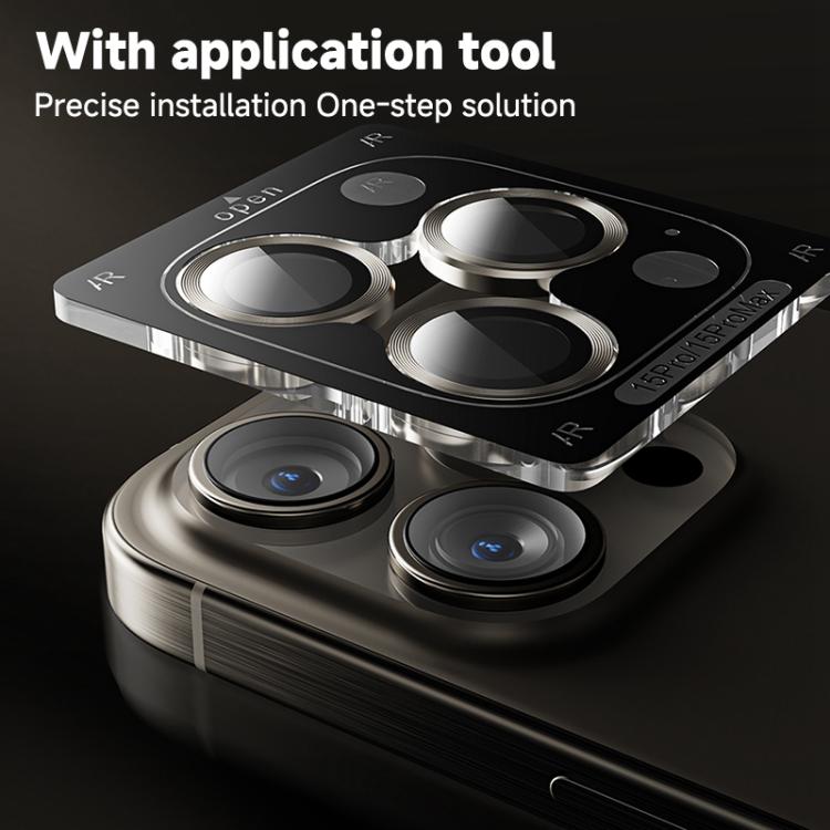 For iPhone 15 / 15 Plus REMAX Hawkeye Full Coverage Camera Lens Protector