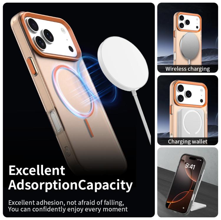 For iPhone 17 Pro Max Candy Fine Circle Magsafe PC Hybrid TPU Phone Case