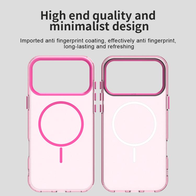 For iPhone 17 Pro Max Candy Fine Circle Magsafe PC Hybrid TPU Phone Case