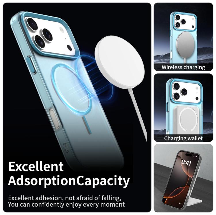 For iPhone 17 Pro Max Candy Fine Circle Magsafe PC Hybrid TPU Phone Case