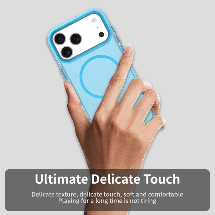 For iPhone 17 Pro Max Candy Fine Circle Magsafe PC Hybrid TPU Phone Case