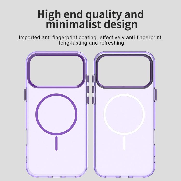 For iPhone 17 Pro Max Candy Fine Circle Magsafe PC Hybrid TPU Phone Case