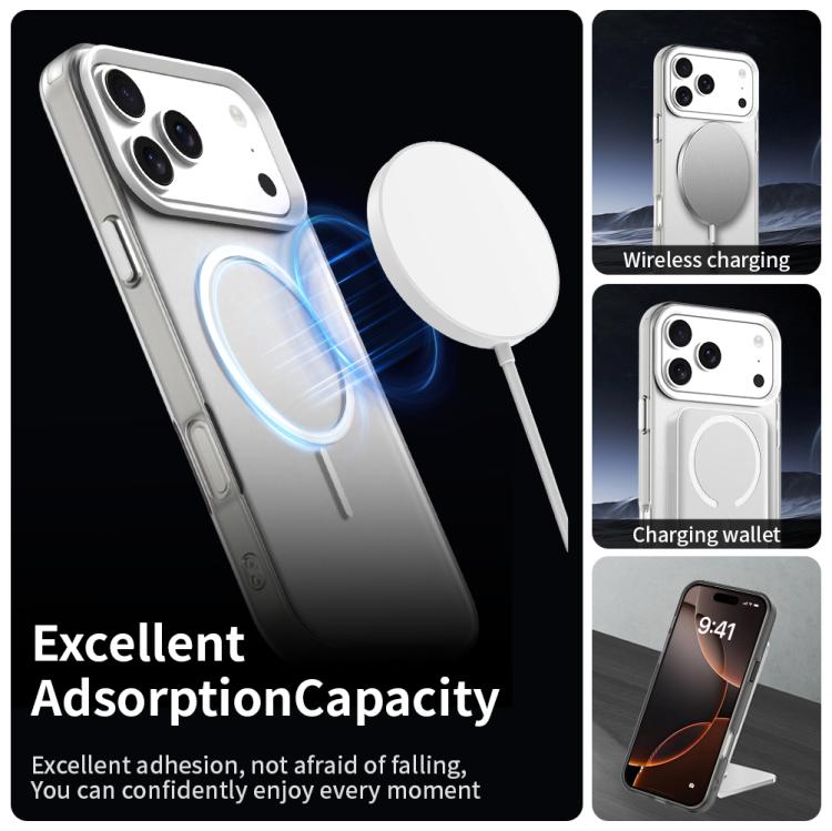 For iPhone 17 Pro Candy Fine Circle Magsafe PC Hybrid TPU Phone Case