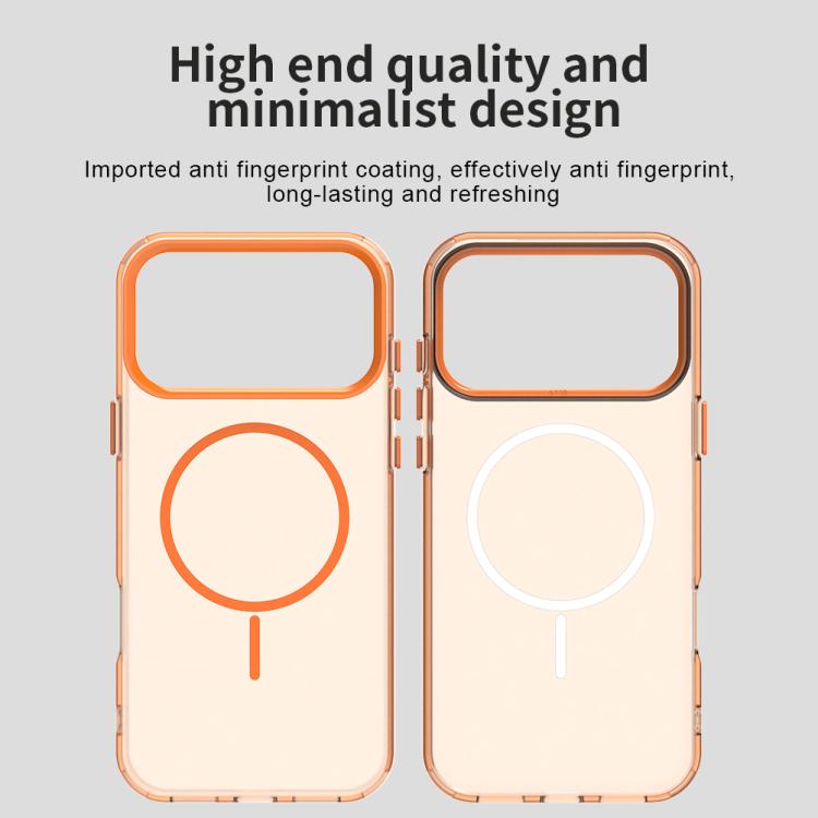For iPhone 17 Pro Candy Fine Circle Magsafe PC Hybrid TPU Phone Case