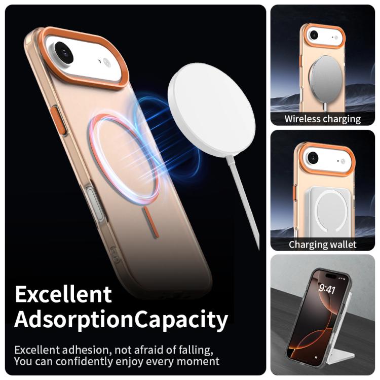 For iPhone Air Candy Fine Circle Magsafe PC Hybrid TPU Phone Case