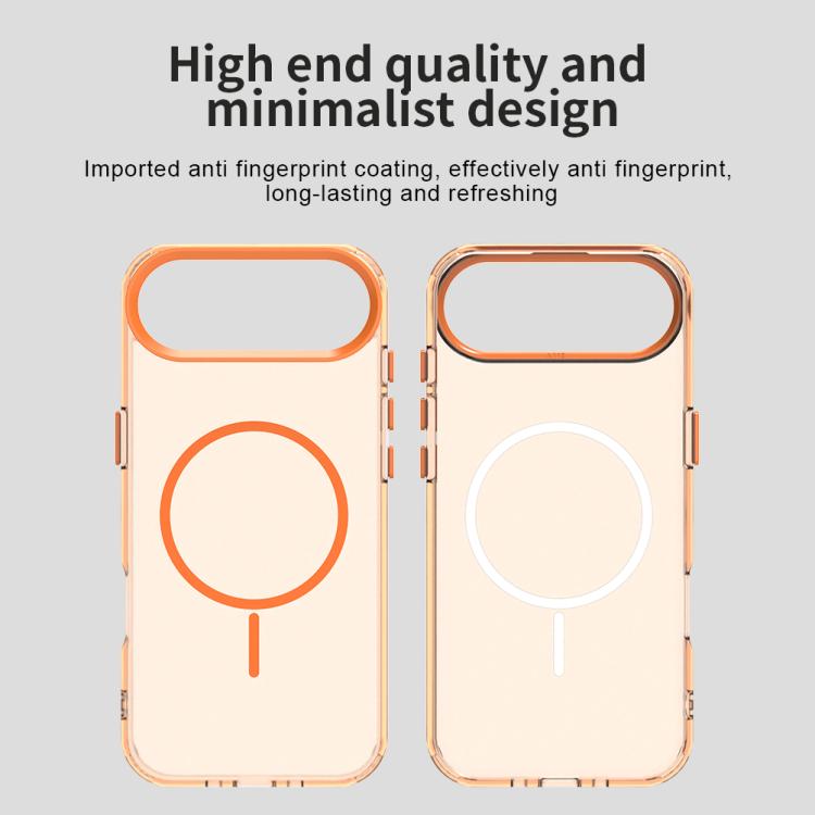For iPhone Air Candy Fine Circle Magsafe PC Hybrid TPU Phone Case