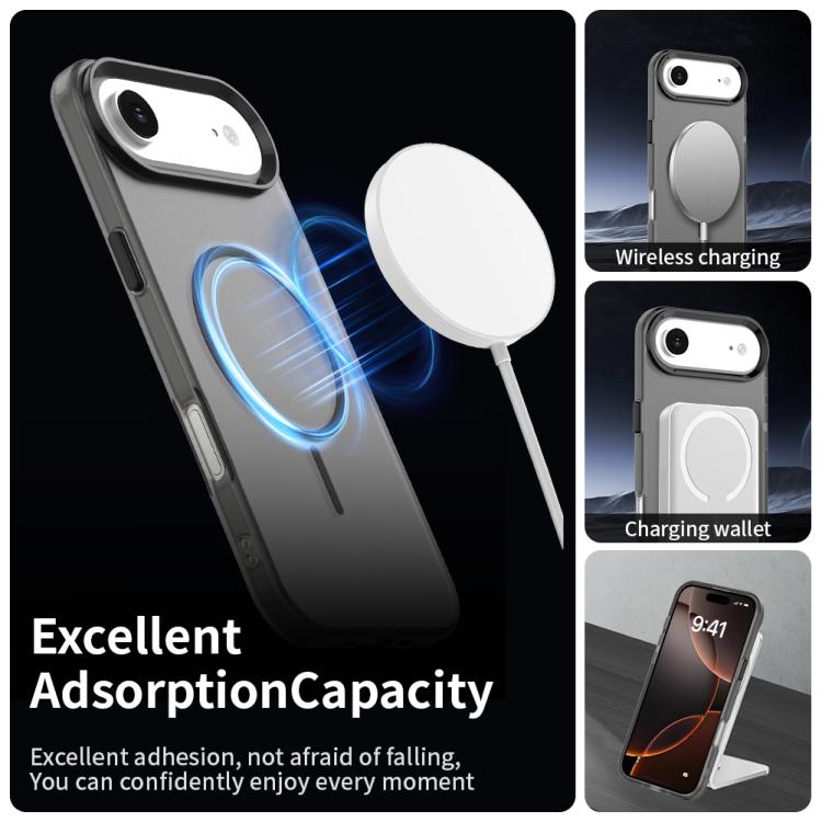 For iPhone Air Candy Fine Circle Magsafe PC Hybrid TPU Phone Case