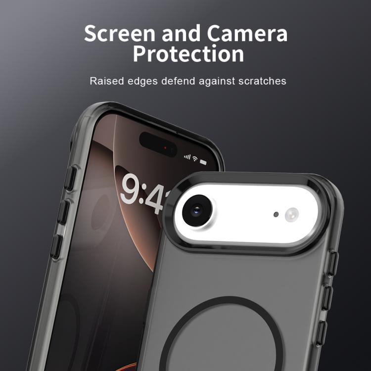 For iPhone Air Candy Fine Circle Magsafe PC Hybrid TPU Phone Case