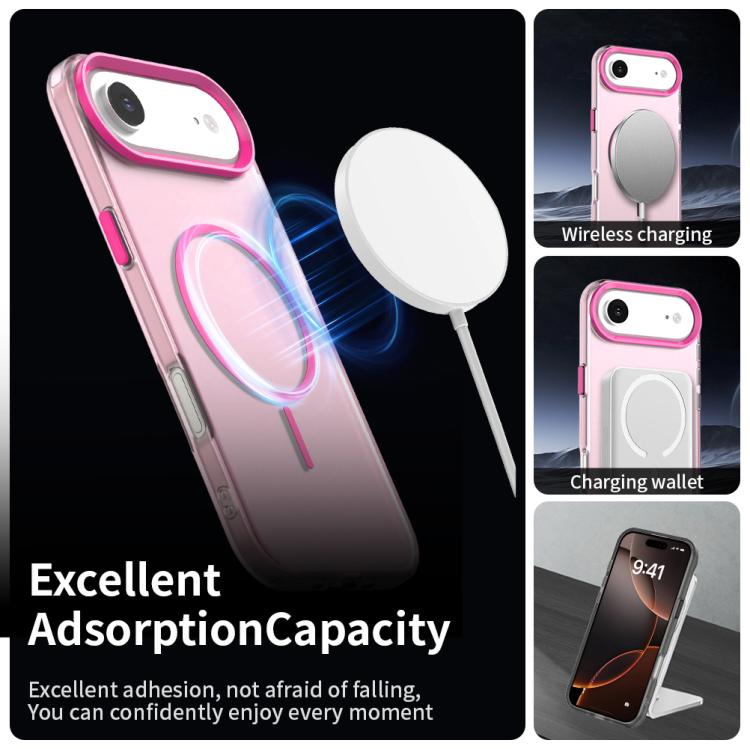For iPhone Air Candy Fine Circle Magsafe PC Hybrid TPU Phone Case