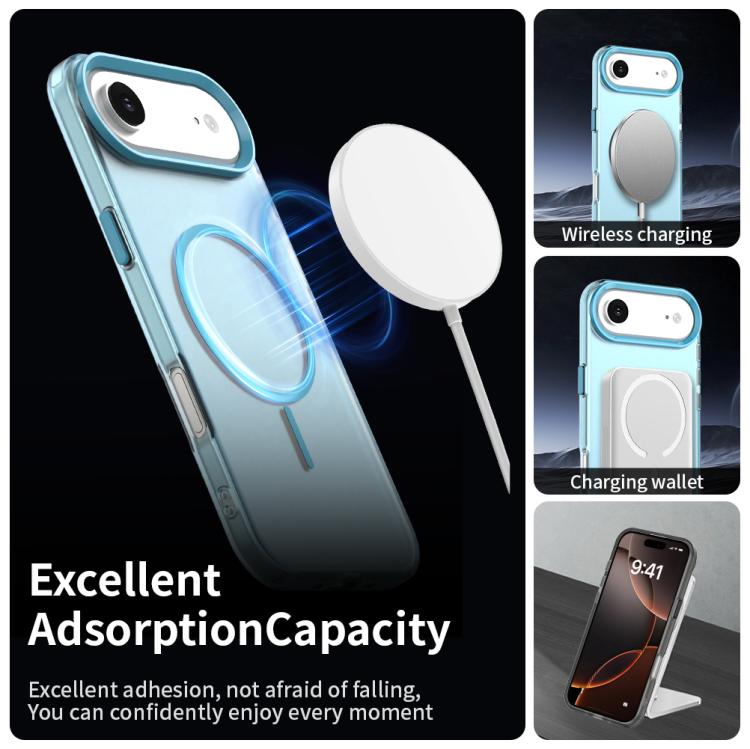 For iPhone Air Candy Fine Circle Magsafe PC Hybrid TPU Phone Case