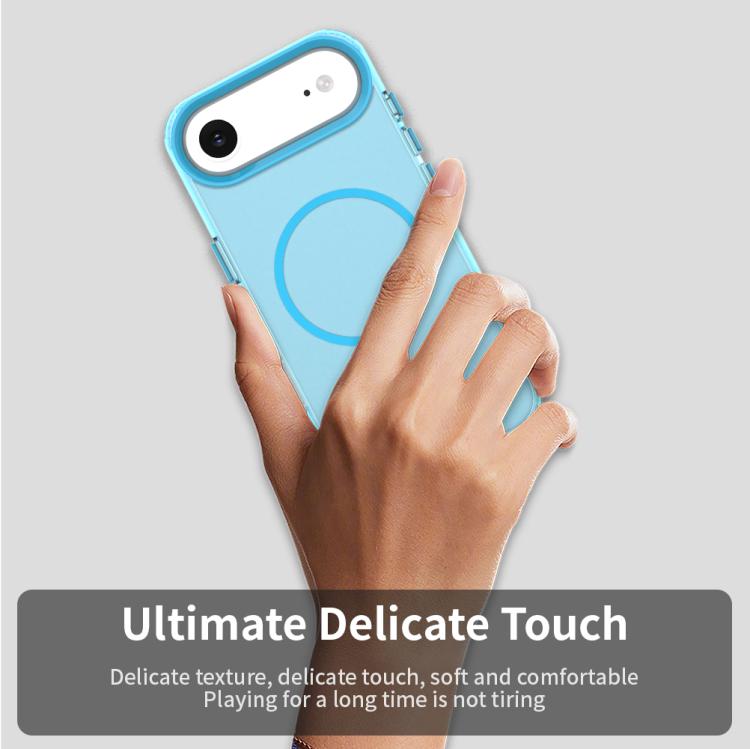 For iPhone Air Candy Fine Circle Magsafe PC Hybrid TPU Phone Case
